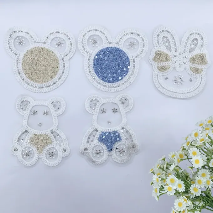 泰迪熊刺绣贴花 · MET-4008——产品展示