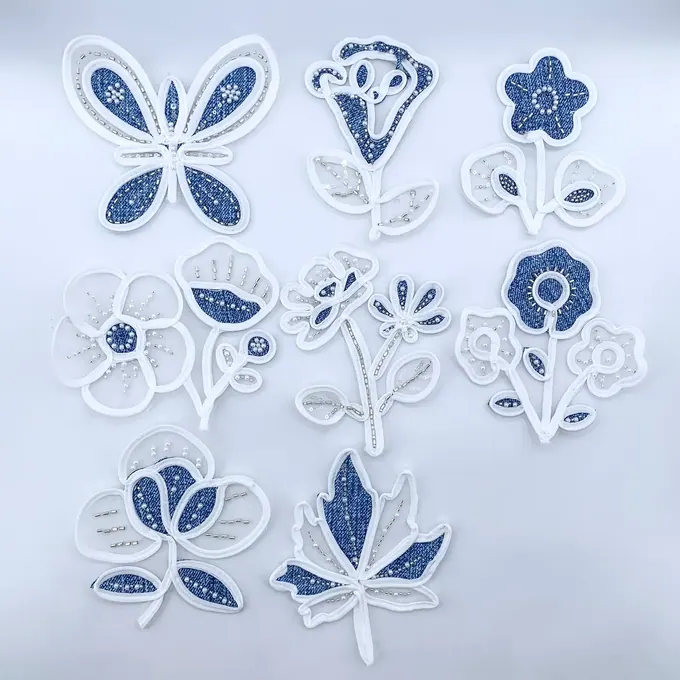蓝白图案贴花 · MET-4020——产品展示