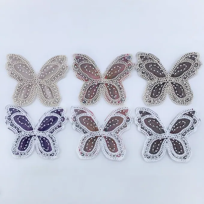 Embroidered butterfly colour collection · MET-4026 — product view