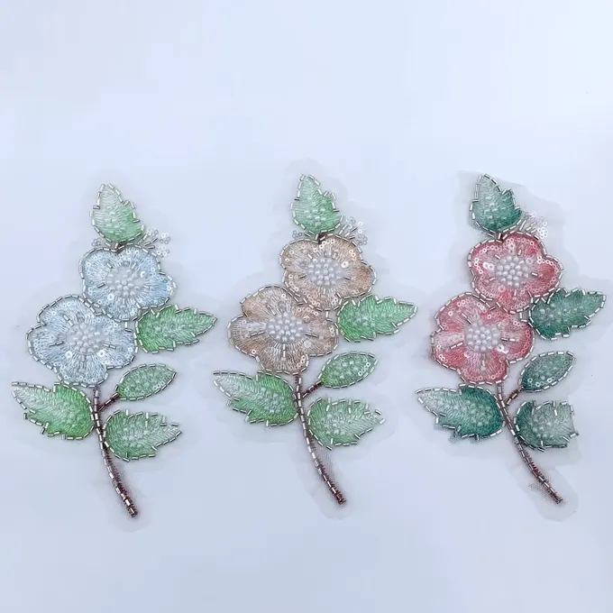 小玫瑰与叶片贴花 · MET-4047——产品展示