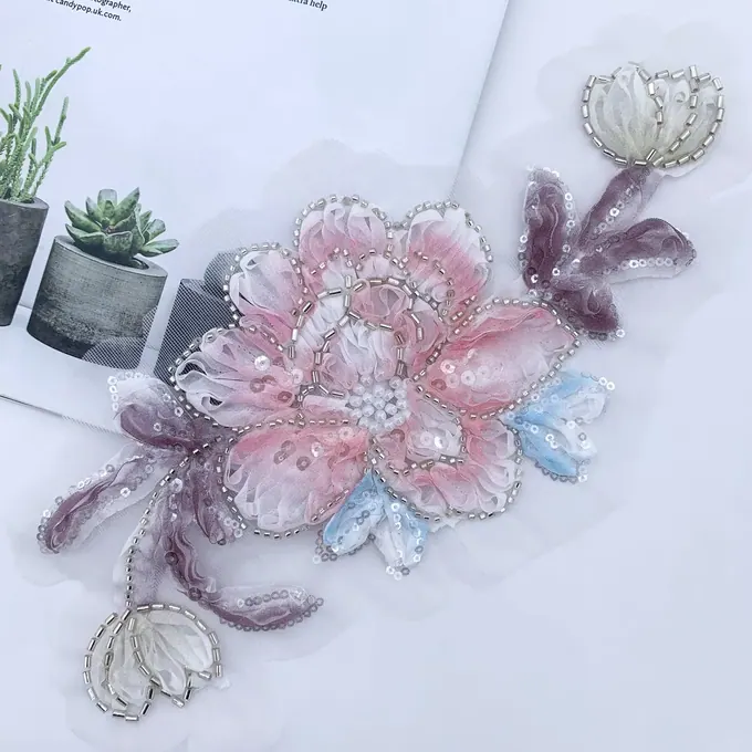 花朵与花苞枝条贴花 · MET-4048——产品展示
