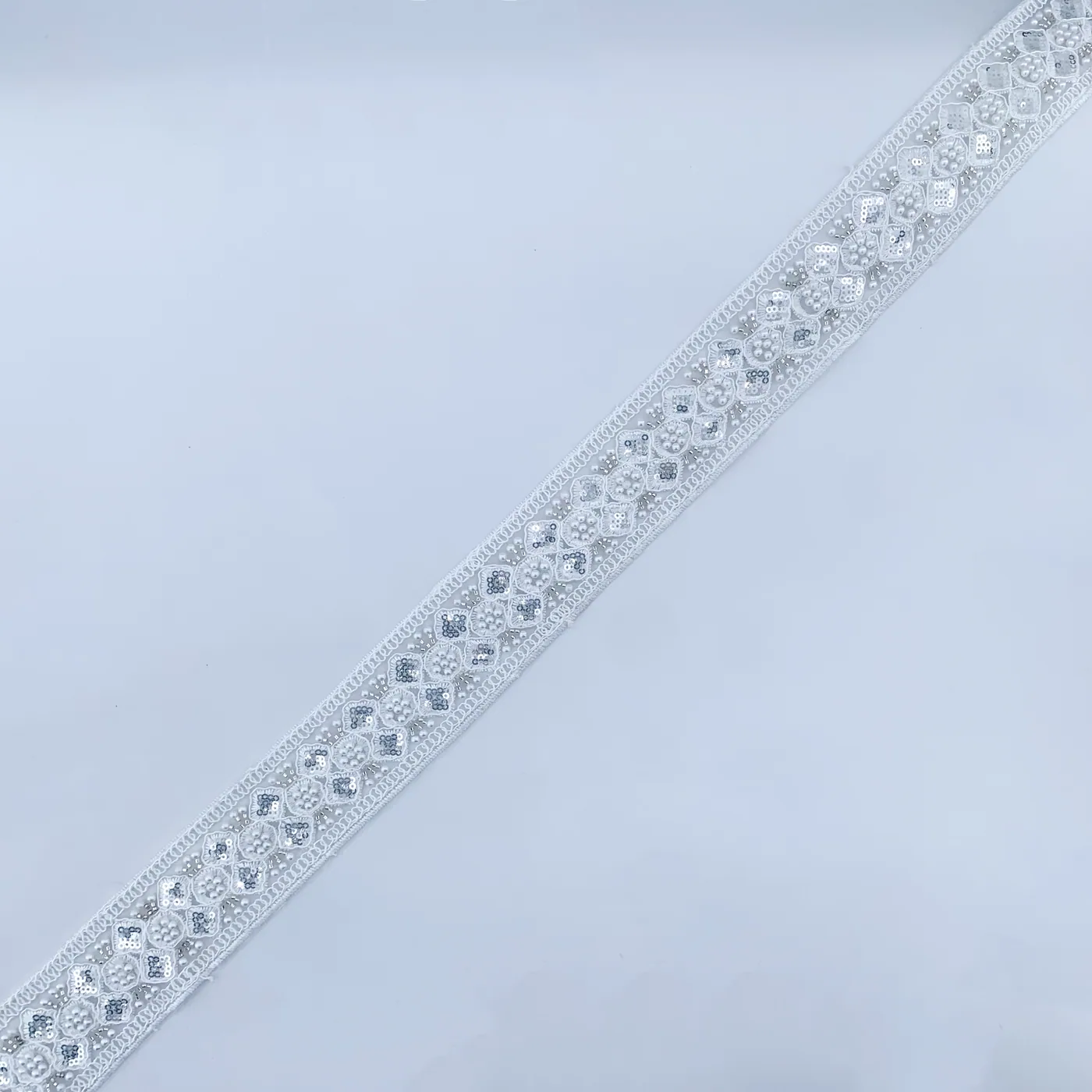 White beaded trim · MET-6010 — product view