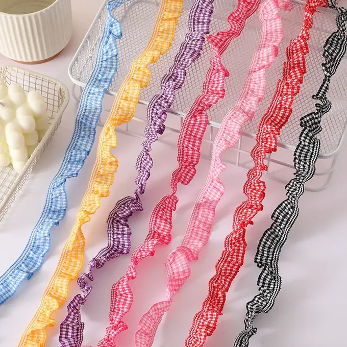 Ruffled decorative trim · MET-8003 — product view